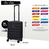 Coker Cabin Soft Shell Black Suitcase
